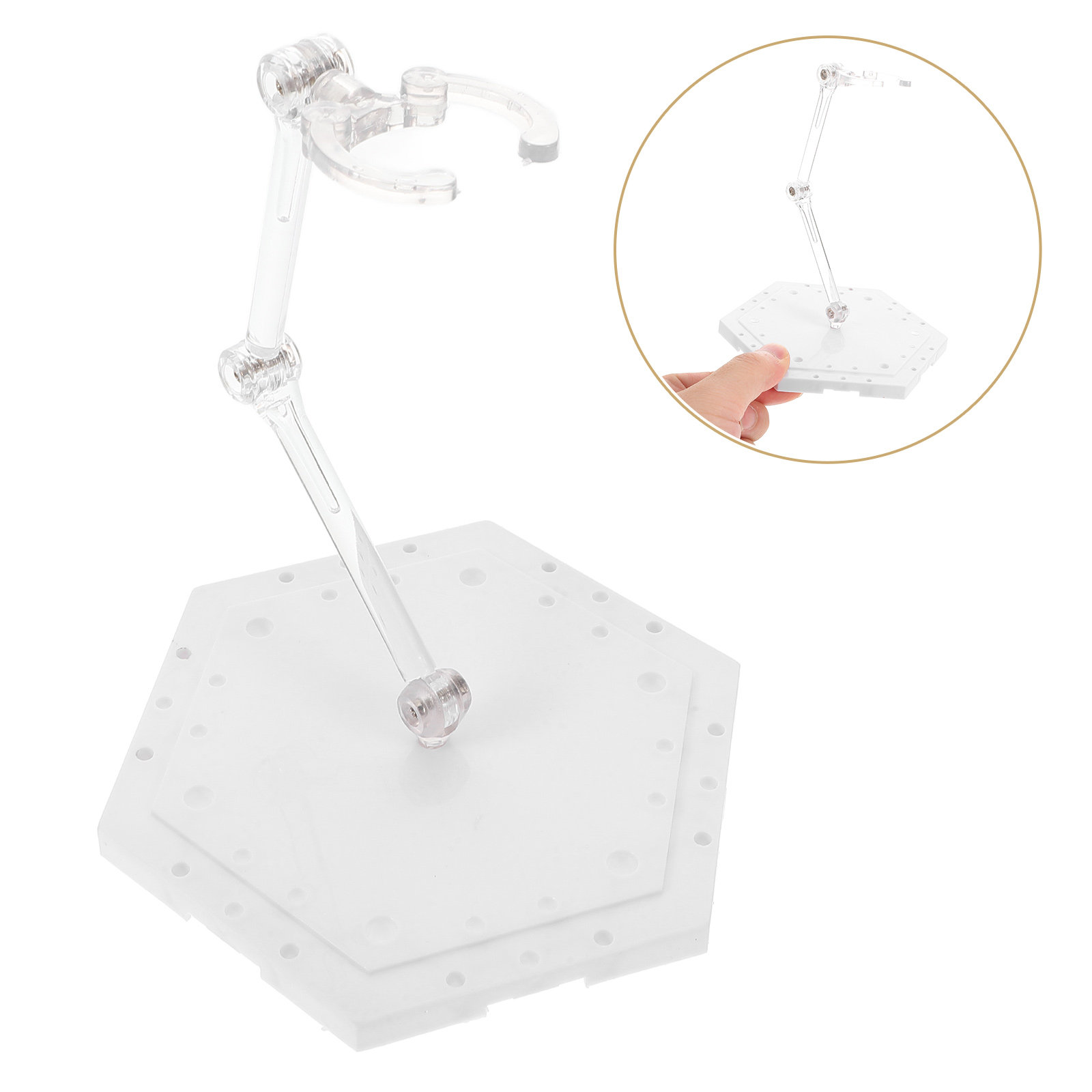 Action Figure Stand - Ayarlanabilir Aksiyon Figürü Standı PVC Stabil